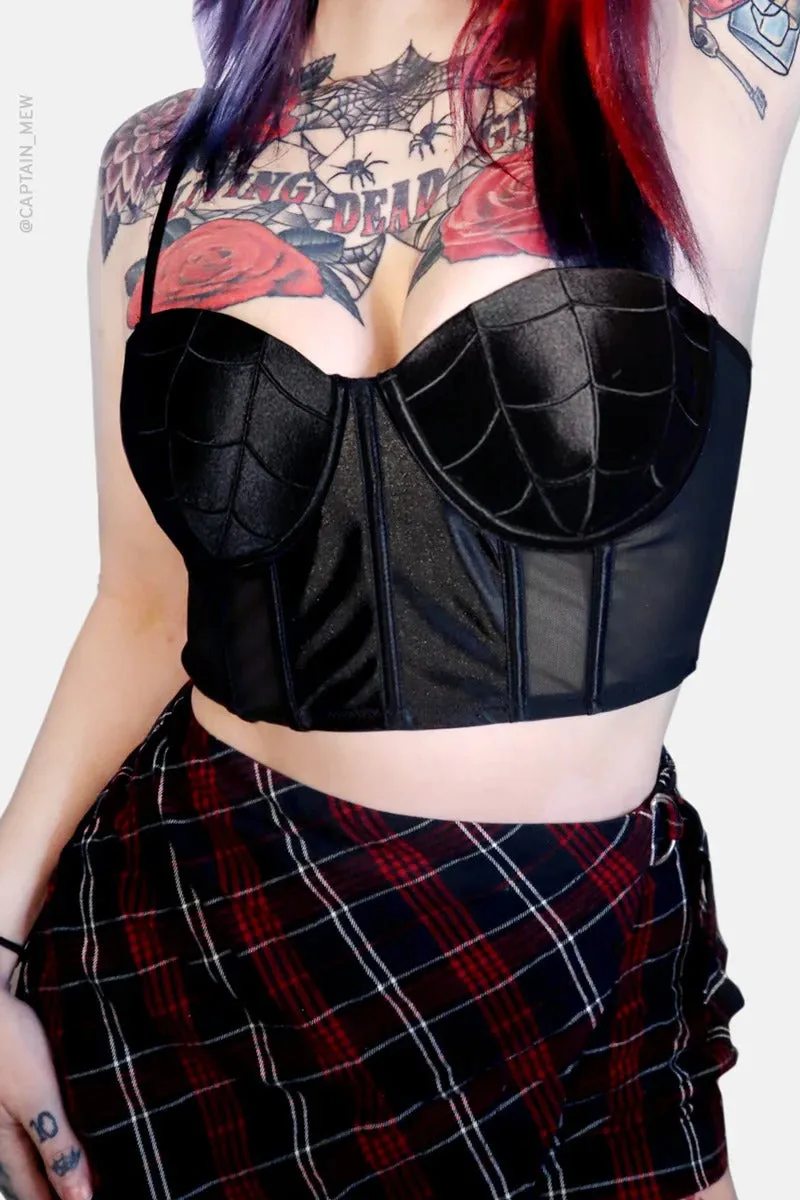 Black Widow Corset Top