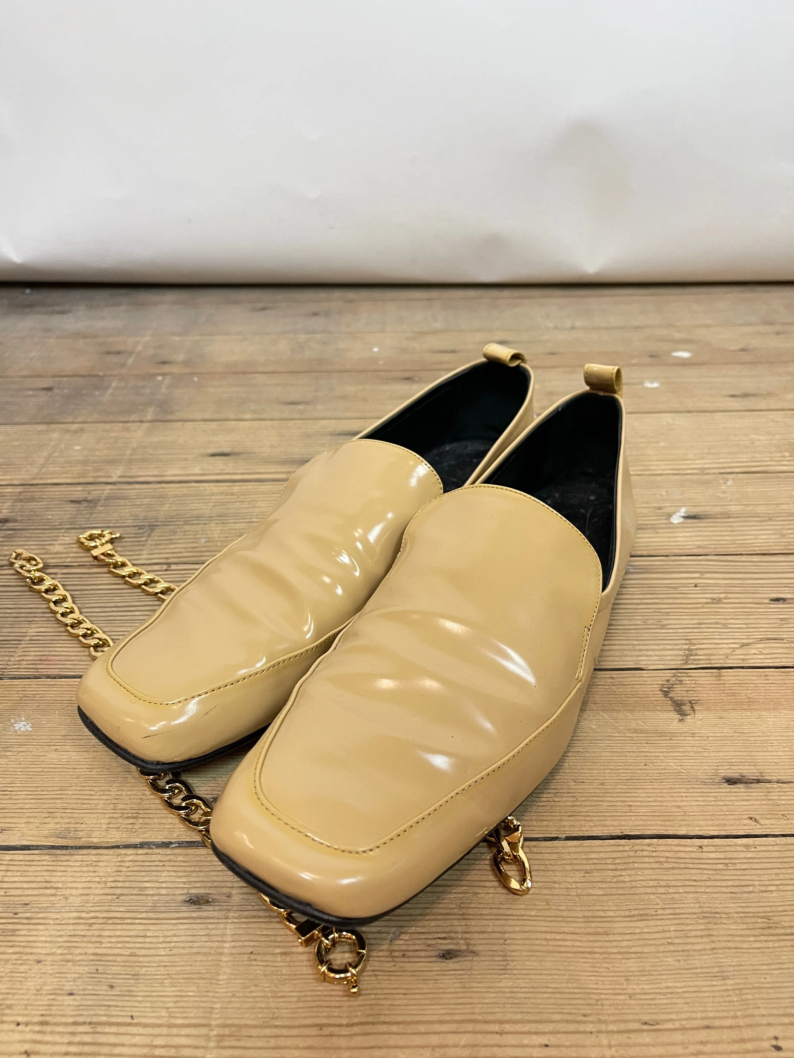 By Far Ankle Chain Loafers (41)