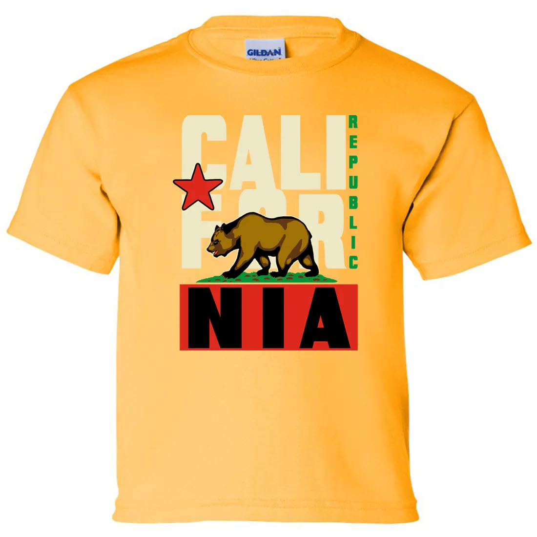 California Republic Original Retro Bold Asst Colors Youth T-Shirt/tee