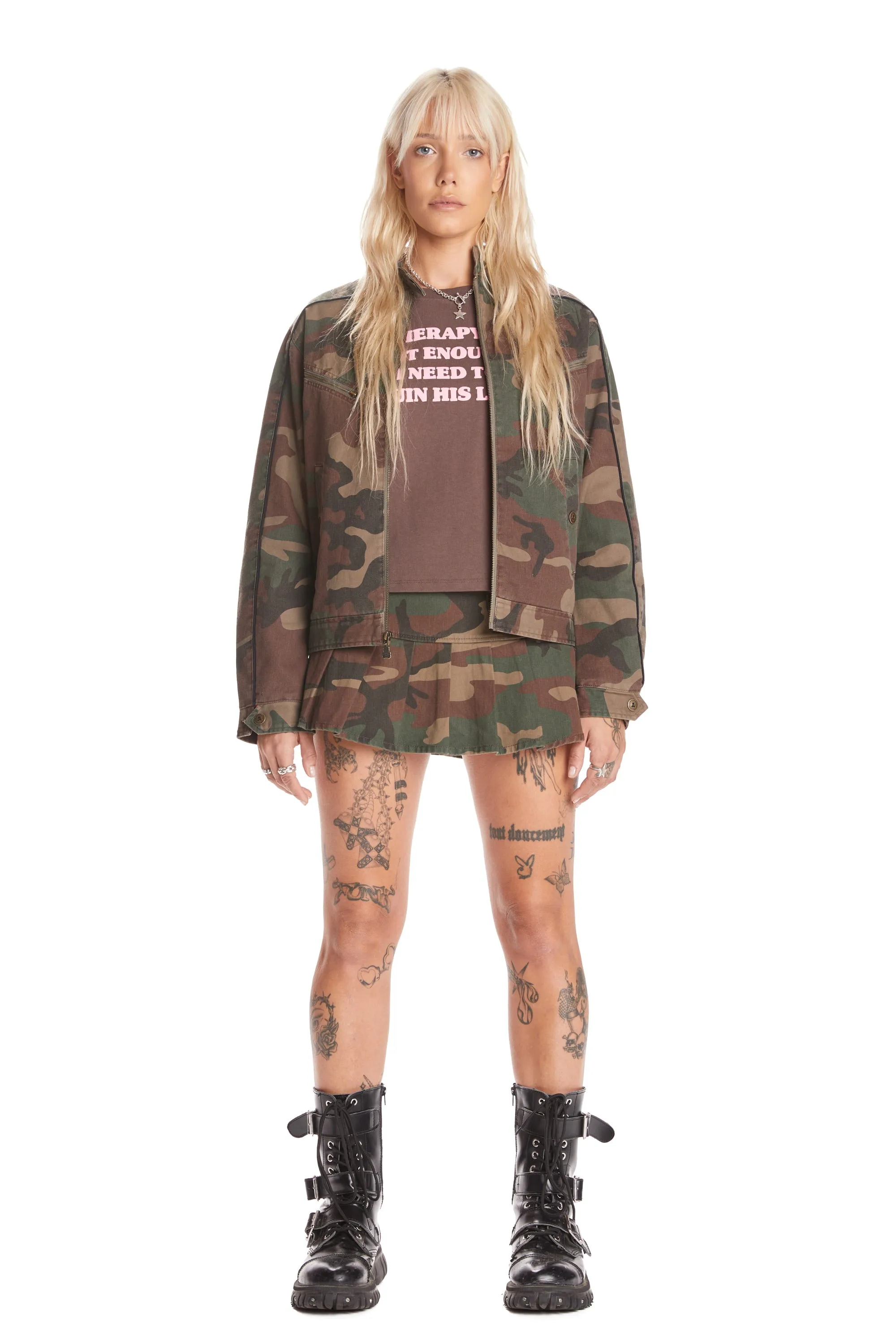 Camo Moto Jacket