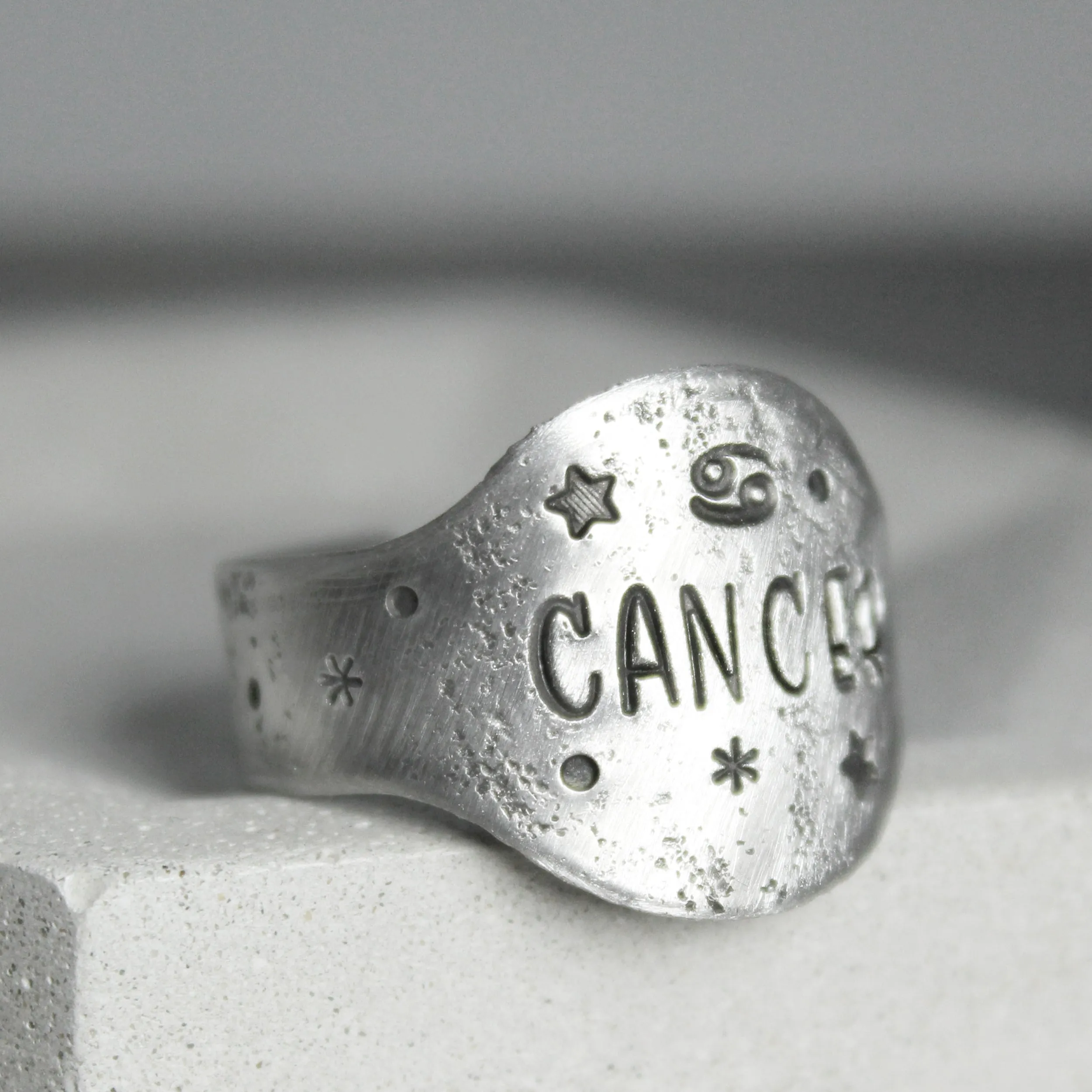 Cancer Zodiac Ring