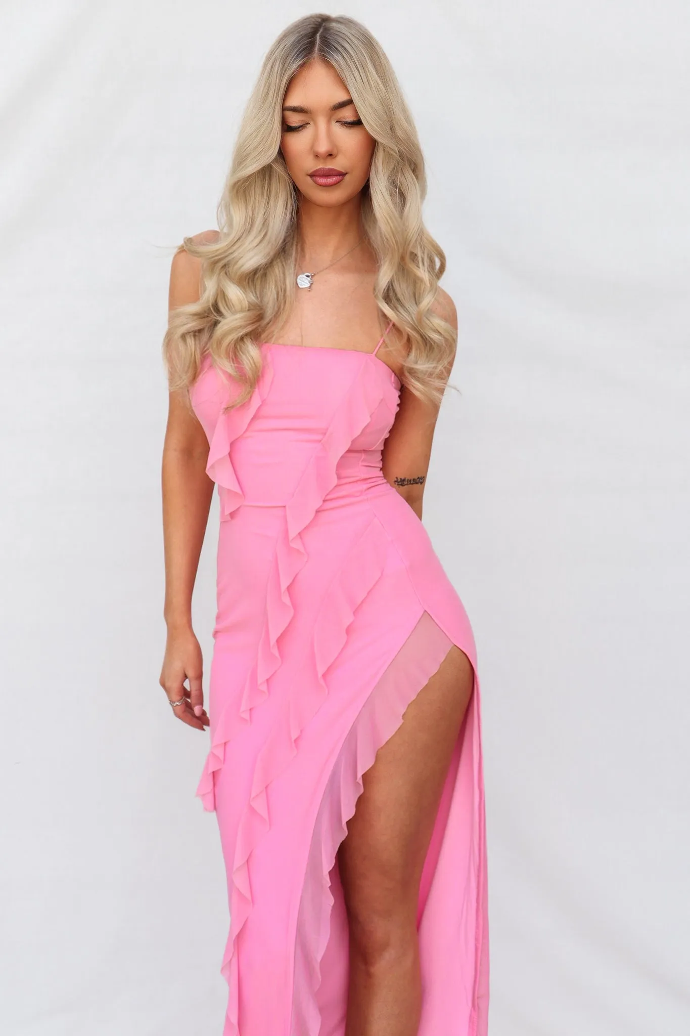 Cardona Maxi Dress - Pink