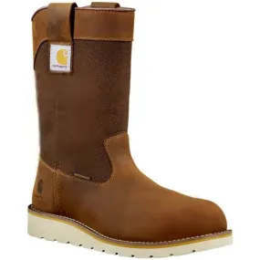 Carhartt Men's 10 Soft Toe WP Wedge Wellington Work Boot -Brown- FW1032-M