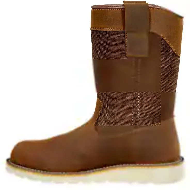 Carhartt Men's 10 Soft Toe WP Wedge Wellington Work Boot -Brown- FW1032-M