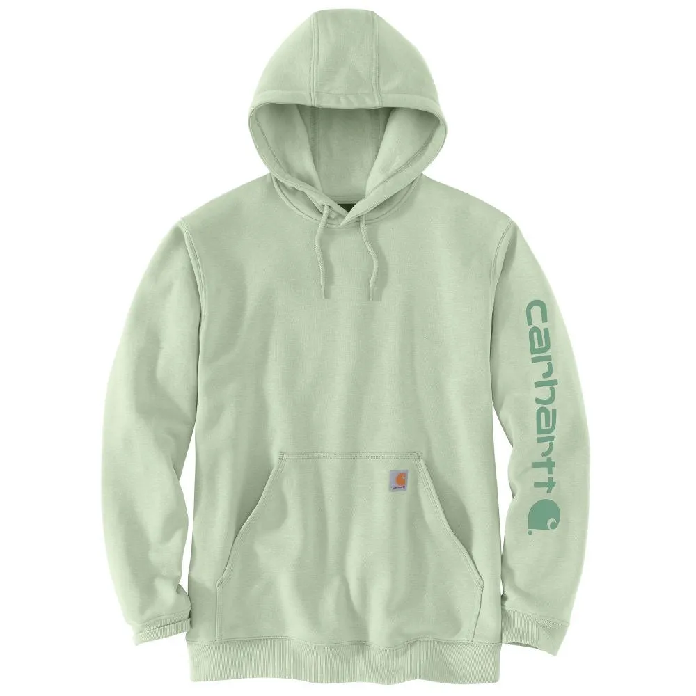 'Carhartt' Men's Midweight Sleeve Logo Hoodie - Tender Greens