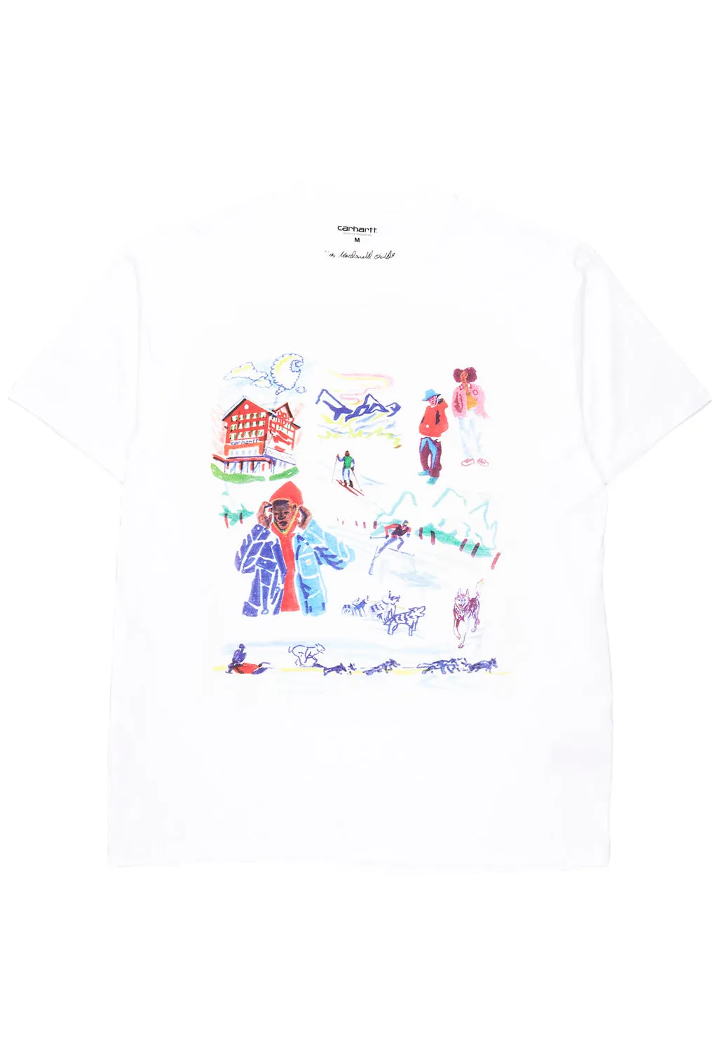 Carhartt WIP Men's Ollie Mac Chalet T-Shirt - White