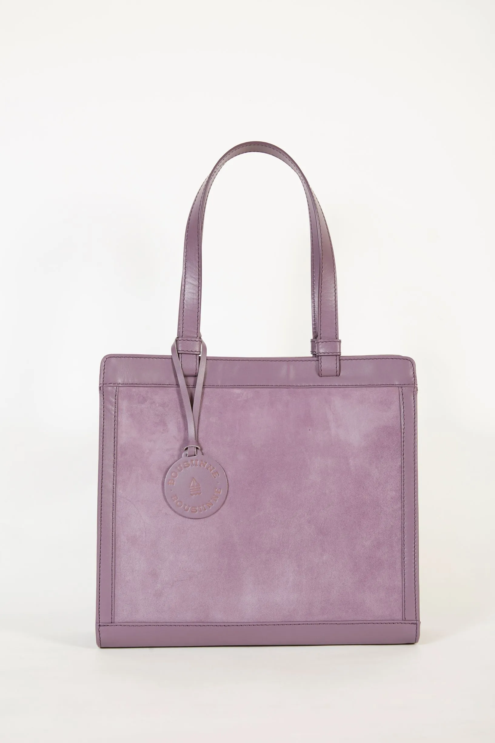 Carré Suede Handbag