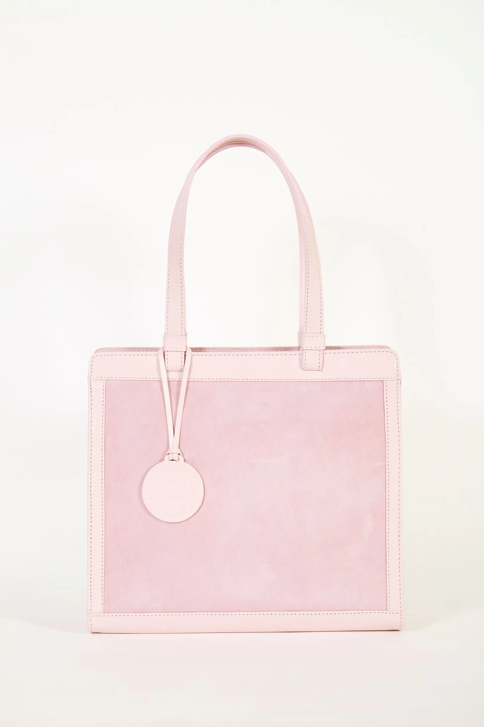 Carré Suede Handbag