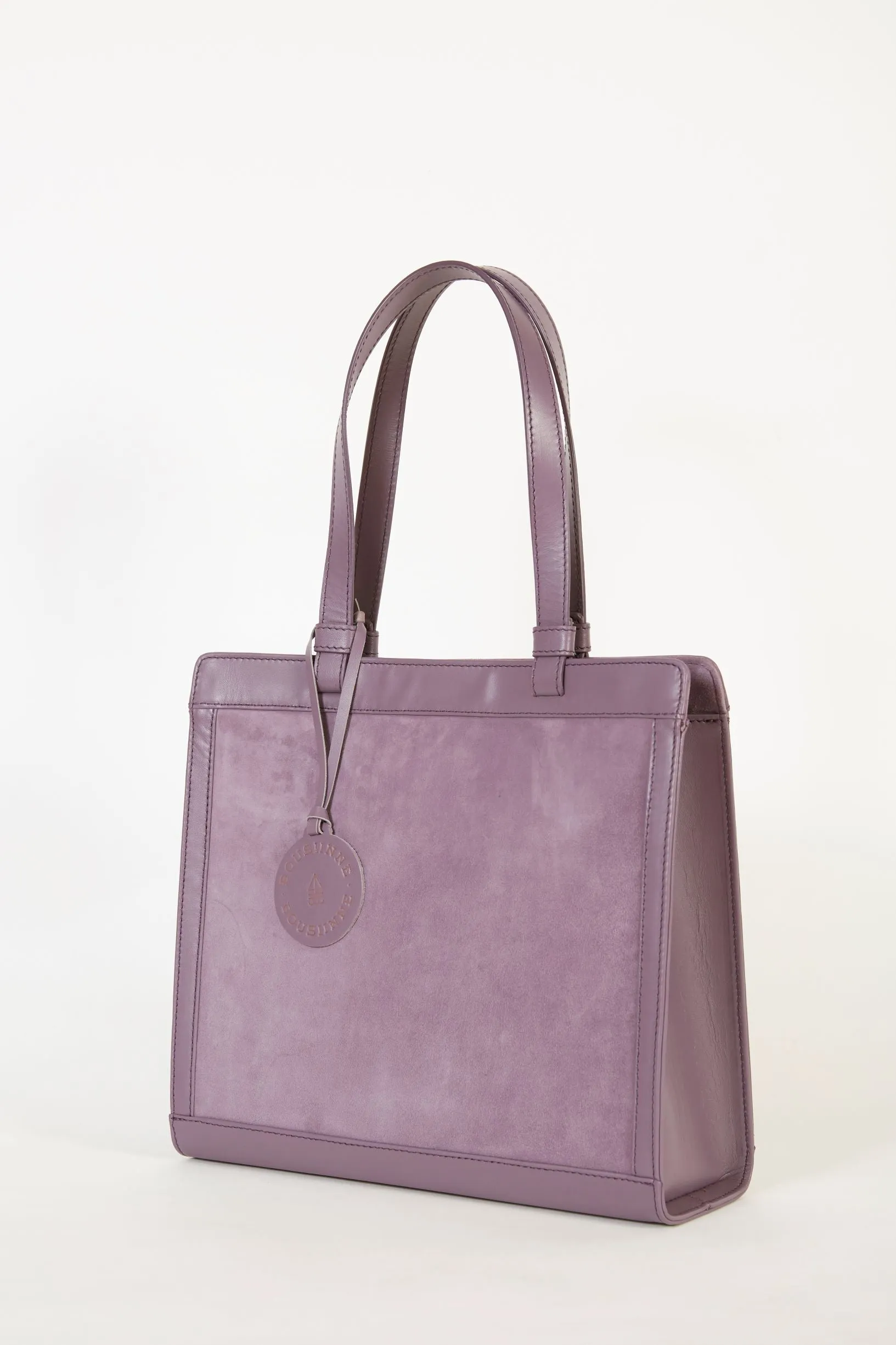 Carré Suede Handbag