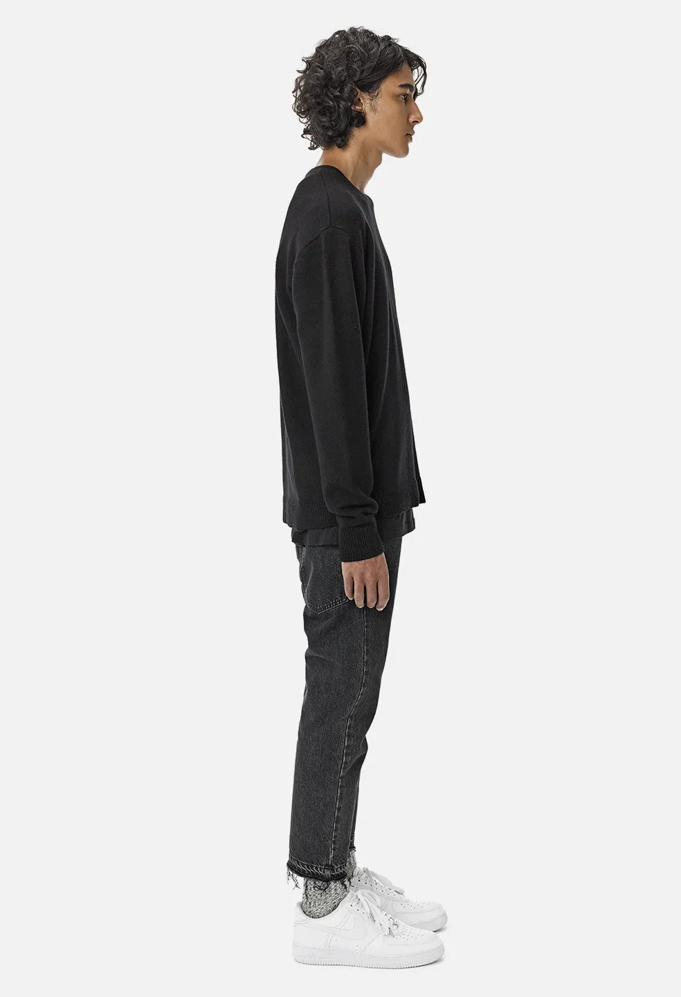 Cashmere Crew / Black