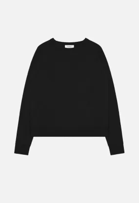 Cashmere Crew / Black