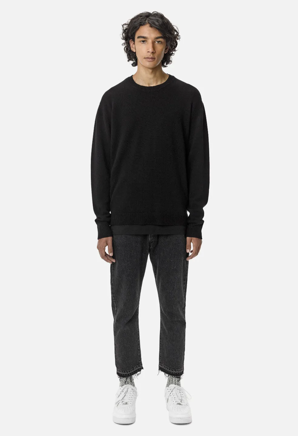 Cashmere Crew / Black