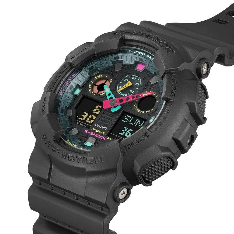 CASIO G-SHOCK ANALOG-DIGITAL SERIES - GA-100MF-1ADR