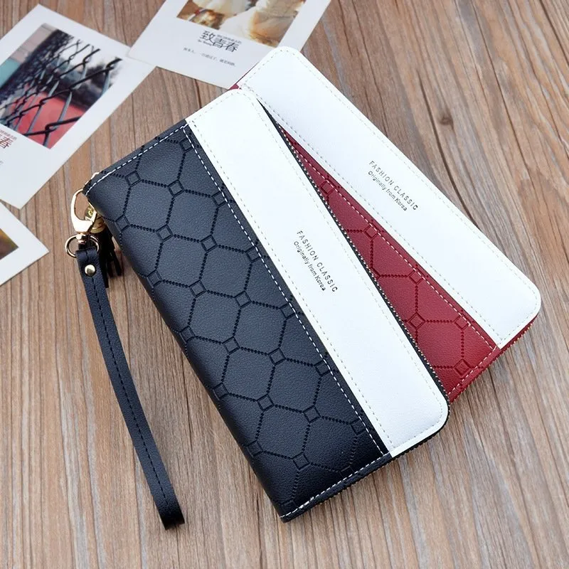 Casual Tassel Pendant Long Wallet Hand Clutch