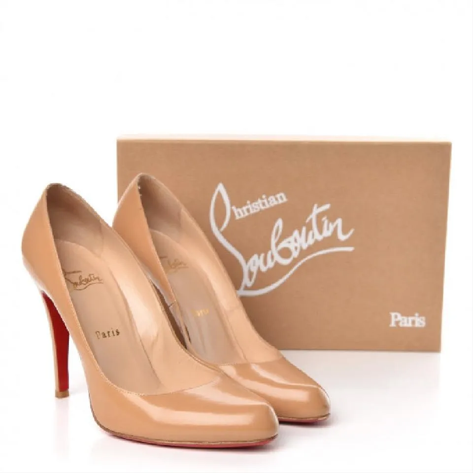 Christian Louboutin Beige Jazz Decollete 868 100 Pumps