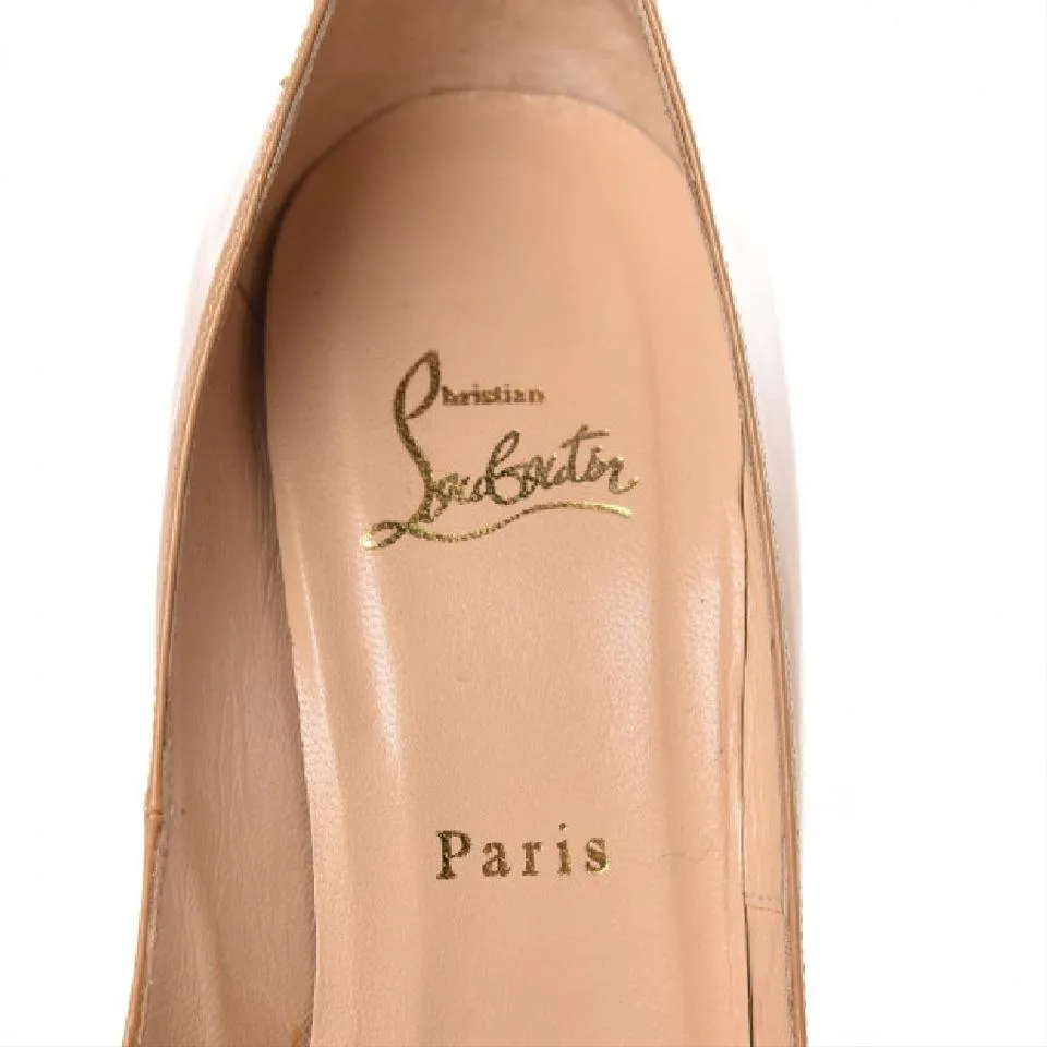 Christian Louboutin Beige Jazz Decollete 868 100 Pumps