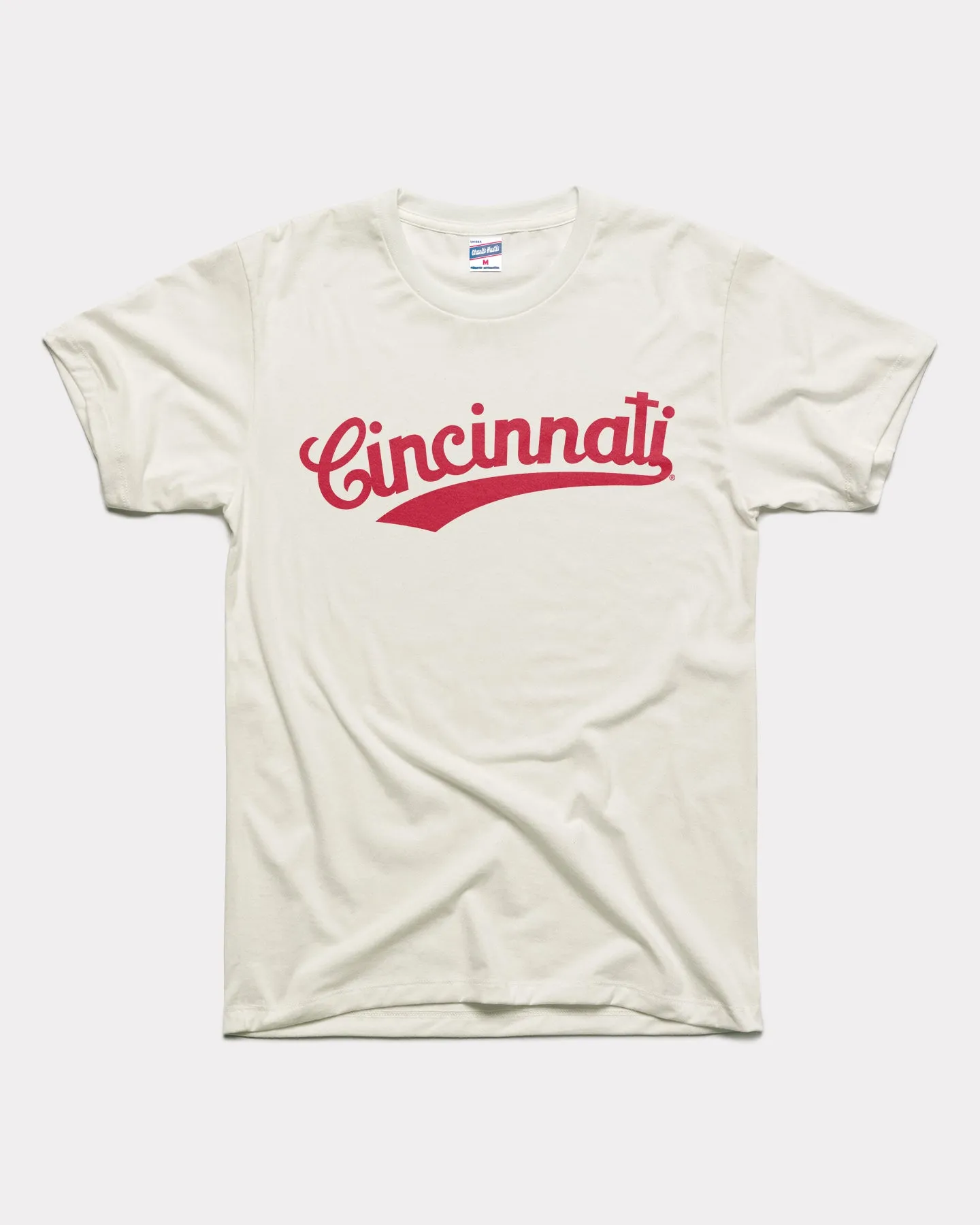 Cincinnati Vault Script Vintage White T-Shirt