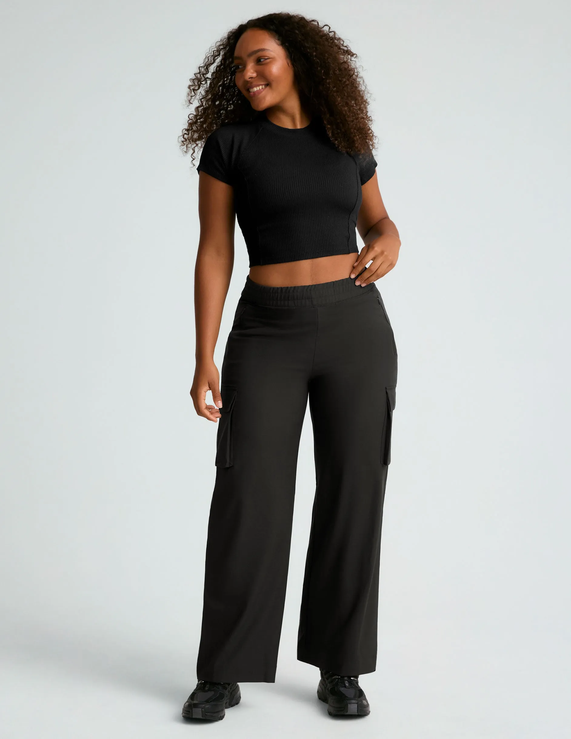 City Chic Wide Leg Cargo Pant