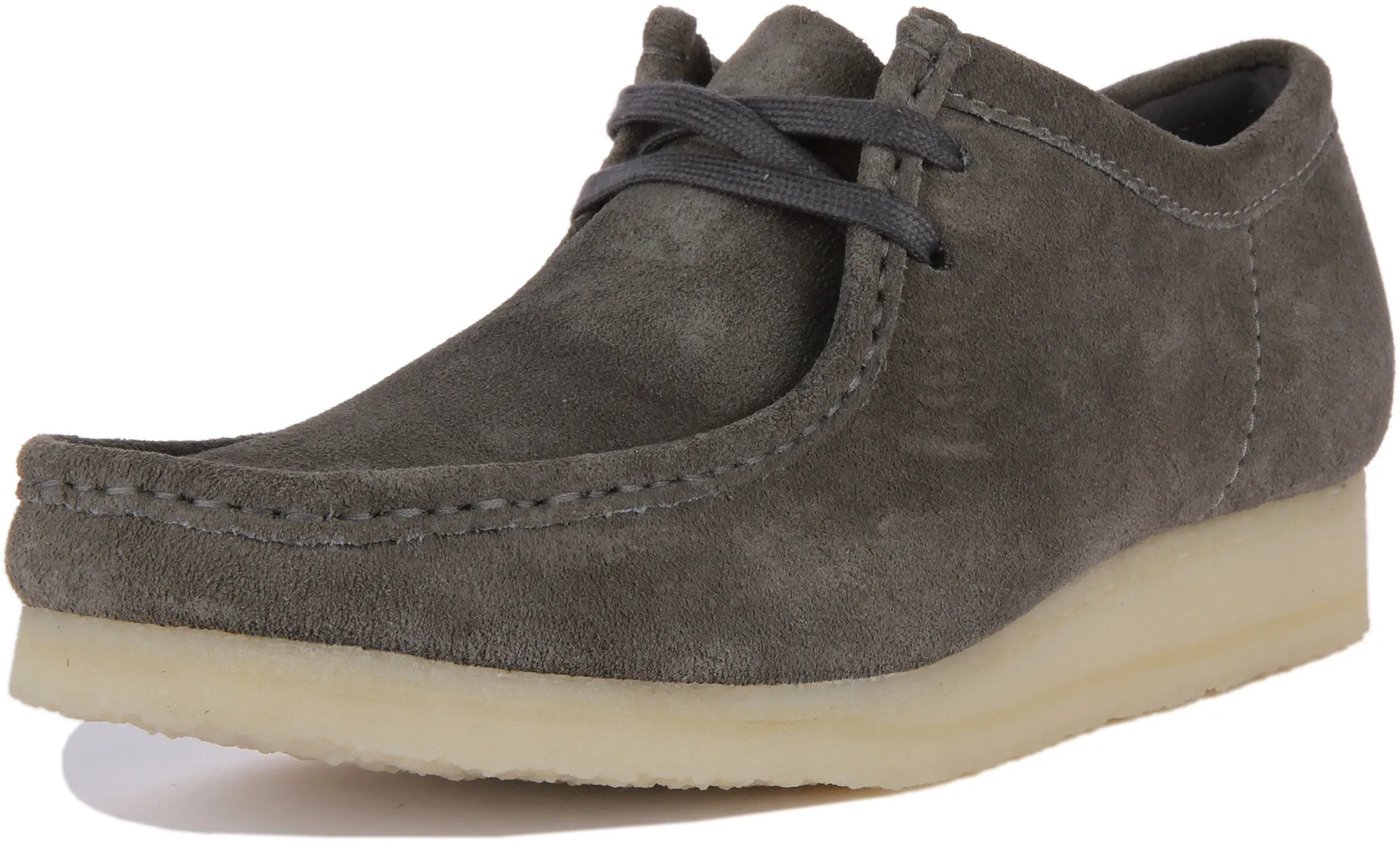 Clarks Originals Wallabee In Grey For Men