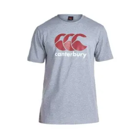 Classic Canterbury CCC Logo T-Shirt - Grey