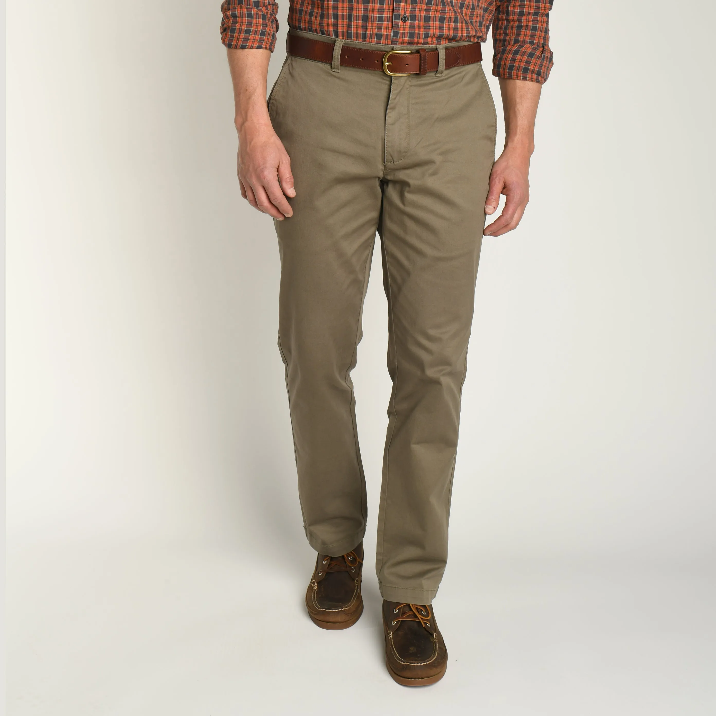 Classic Fit Gold School Chino - Olive Drab