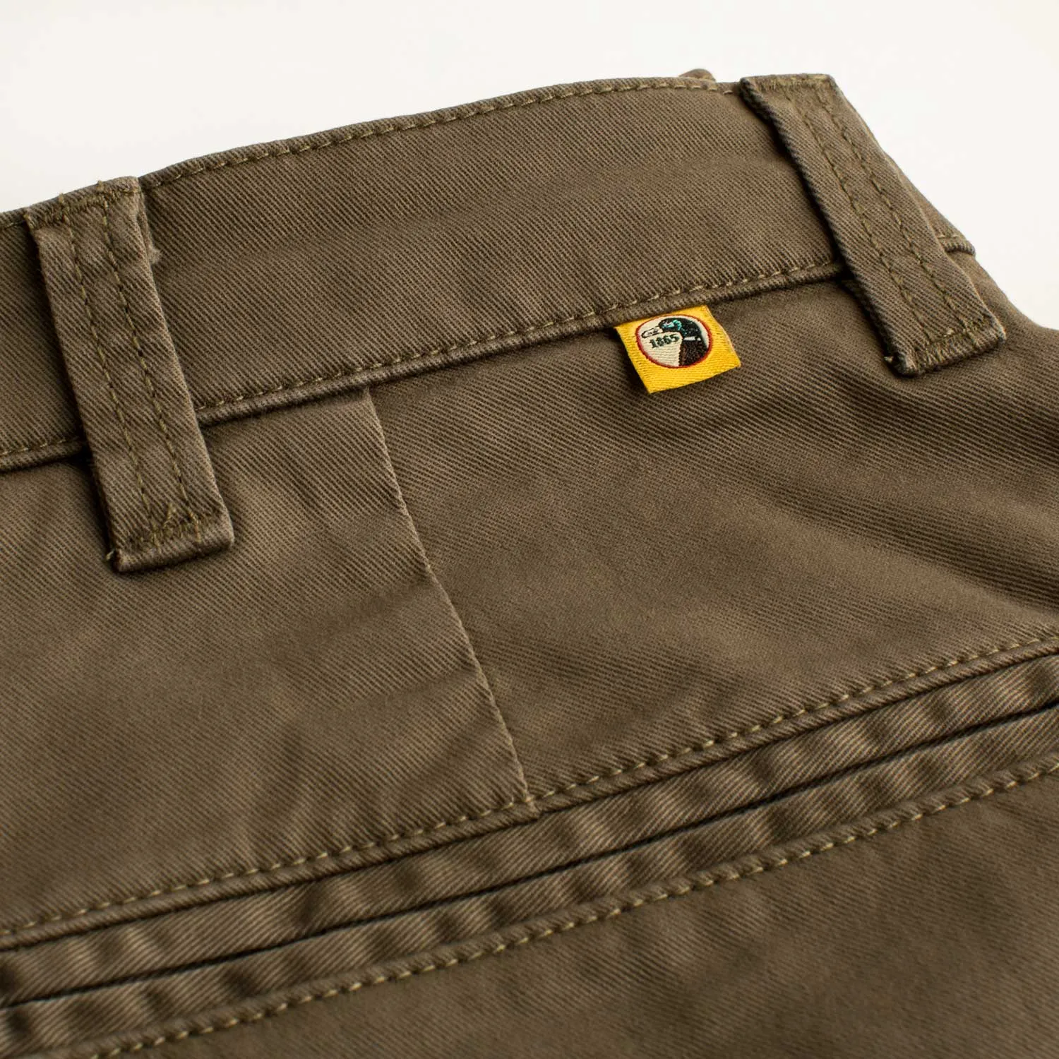 Classic Fit Gold School Chino - Olive Drab