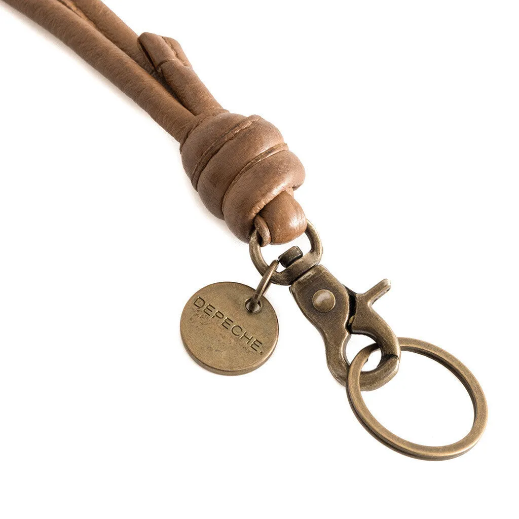 Classic keyhanger in soft leather / 15988 - Chestnut