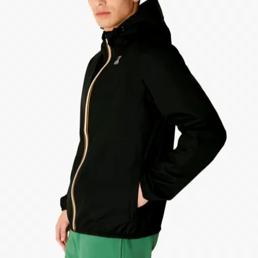 Claude Packable Unisex Rain Jacket (Black Pure)