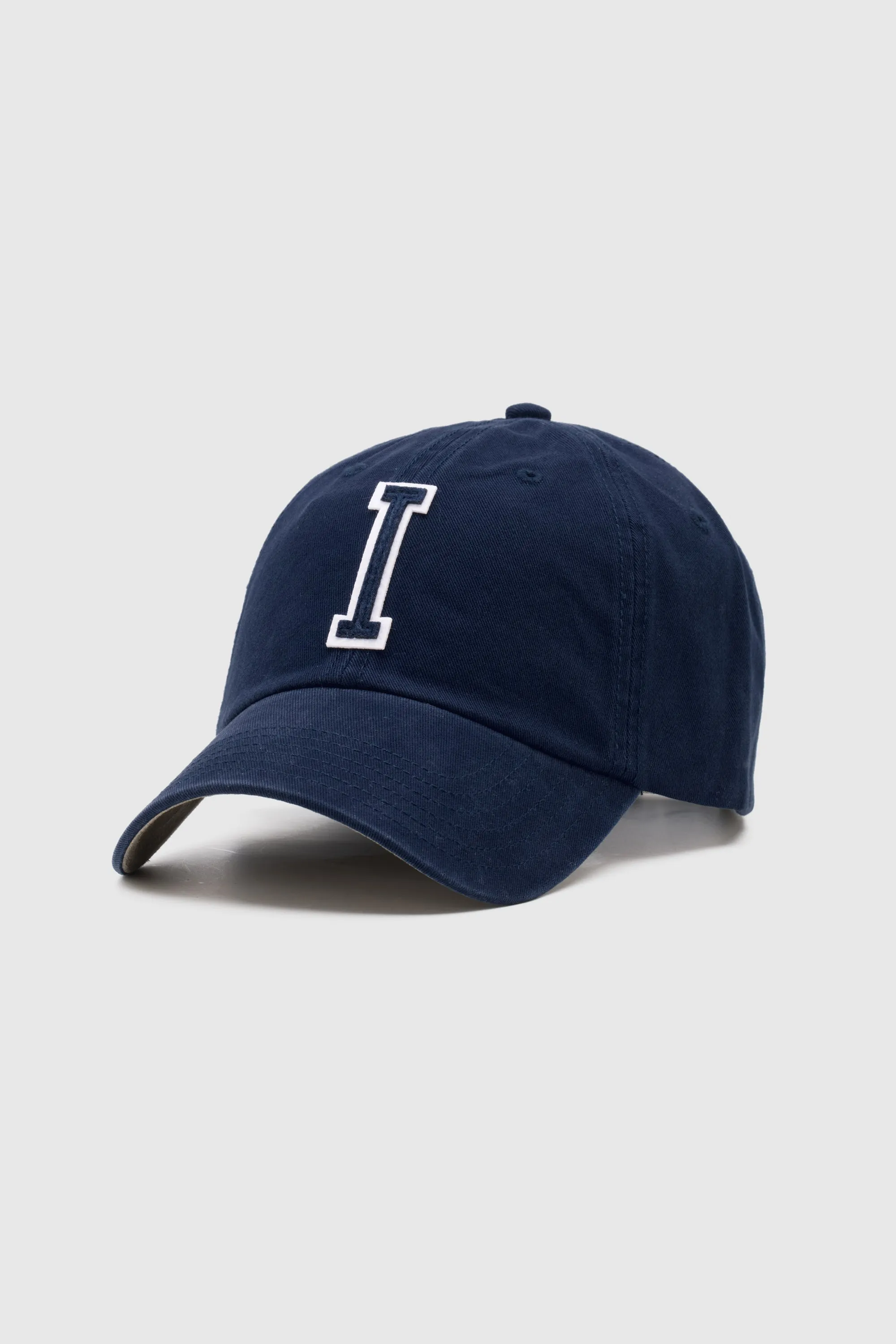 Collegiate Letter Cap Navy