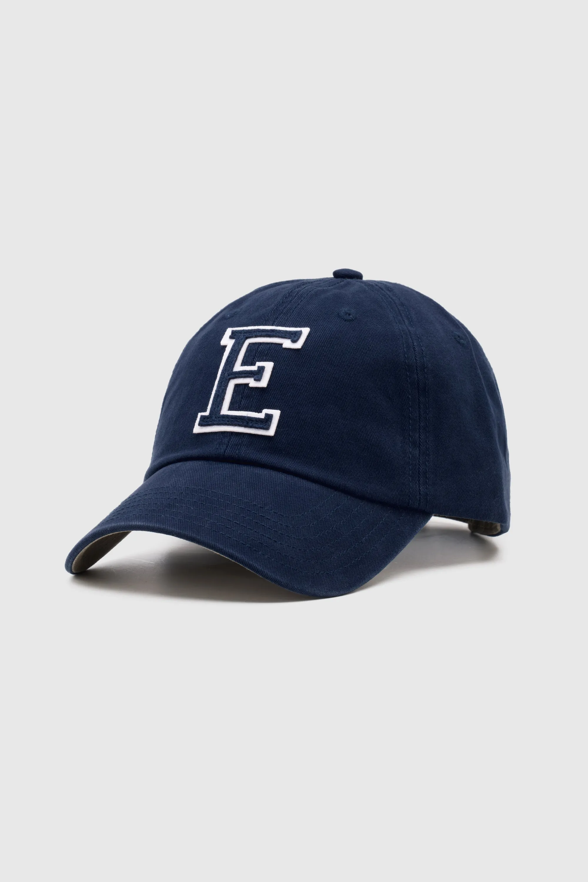 Collegiate Letter Cap Navy