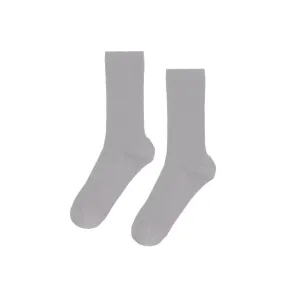 Colorful Women Classic Sock Heather Grey