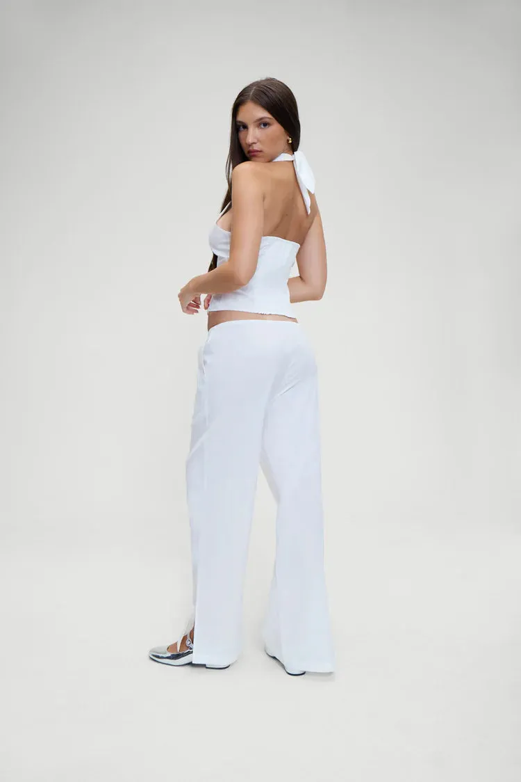 Cottage Poplin Halter Top