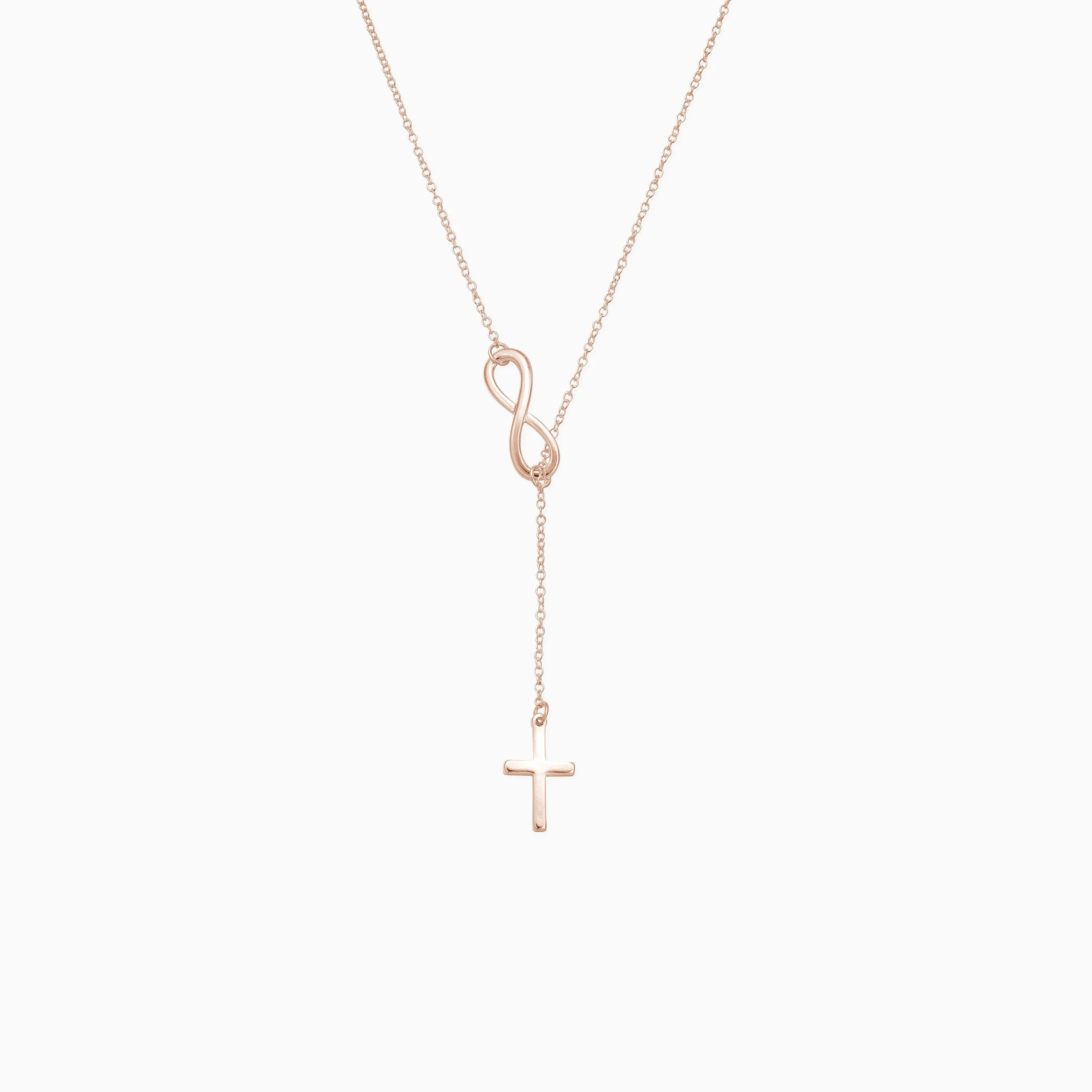 Cross and Infinity Necklace