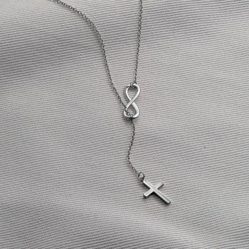 Cross and Infinity Necklace