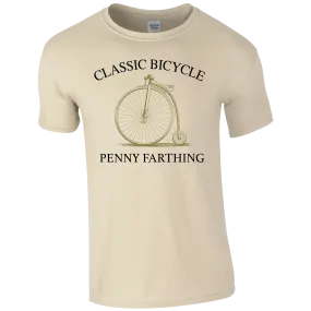 CY002 Classic Bicycle Penny Farthing T-shirt