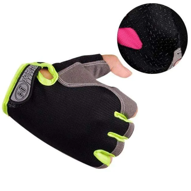 Cycling Gloves Non-Slip Quick Drying Men Women Half Finger Bike Gloves  Breathable Summer Mountain Bike Sports Gloves L XL Code