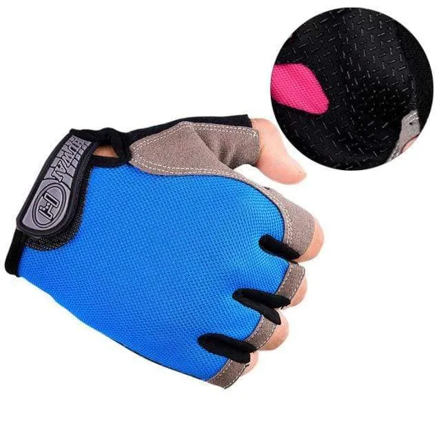 Cycling Gloves Non-Slip Quick Drying Men Women Half Finger Bike Gloves  Breathable Summer Mountain Bike Sports Gloves L XL Code