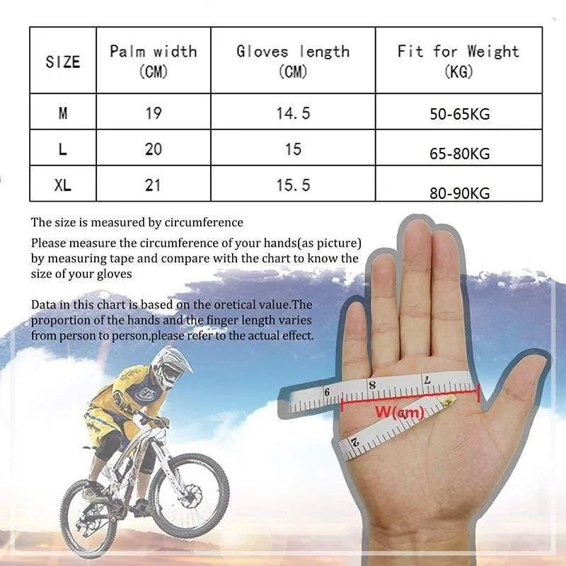 Cycling Gloves Non-Slip Quick Drying Men Women Half Finger Bike Gloves  Breathable Summer Mountain Bike Sports Gloves L XL Code