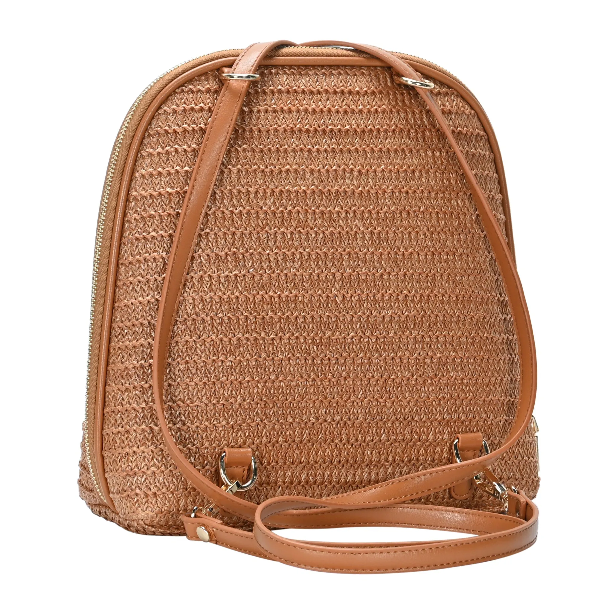 Daisy Straw Convertible Backpack Purse