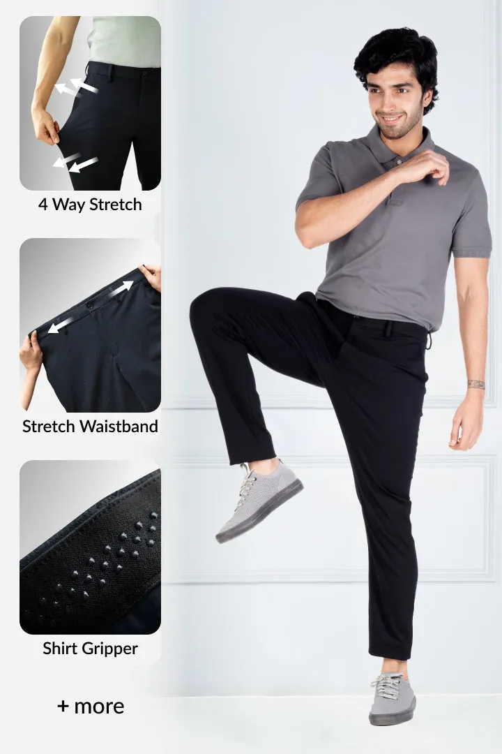 Dark Navy Power-Stretch Pants