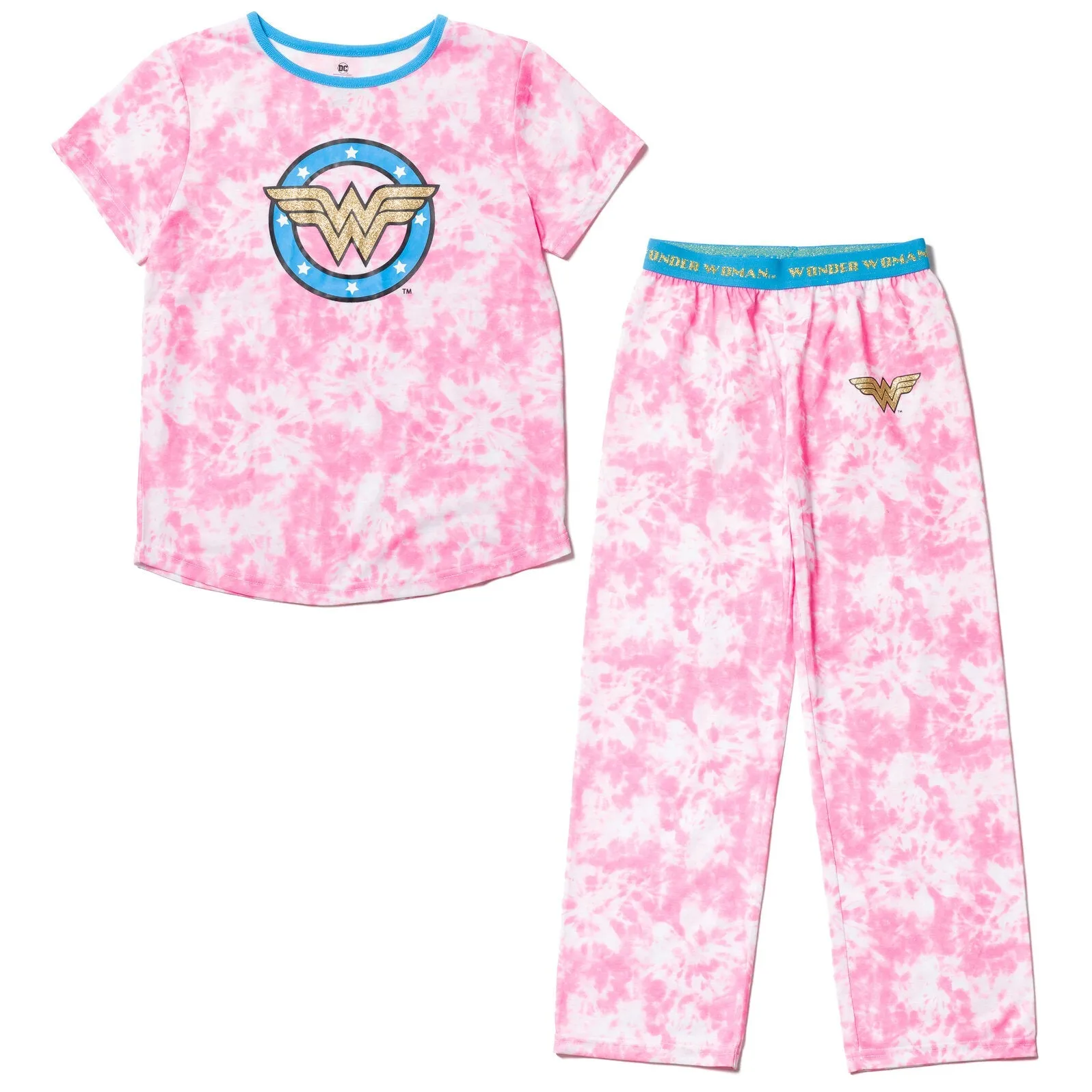 DC Comics Justice League Wonder Woman Pajama Shirt and Pants Sleep Set