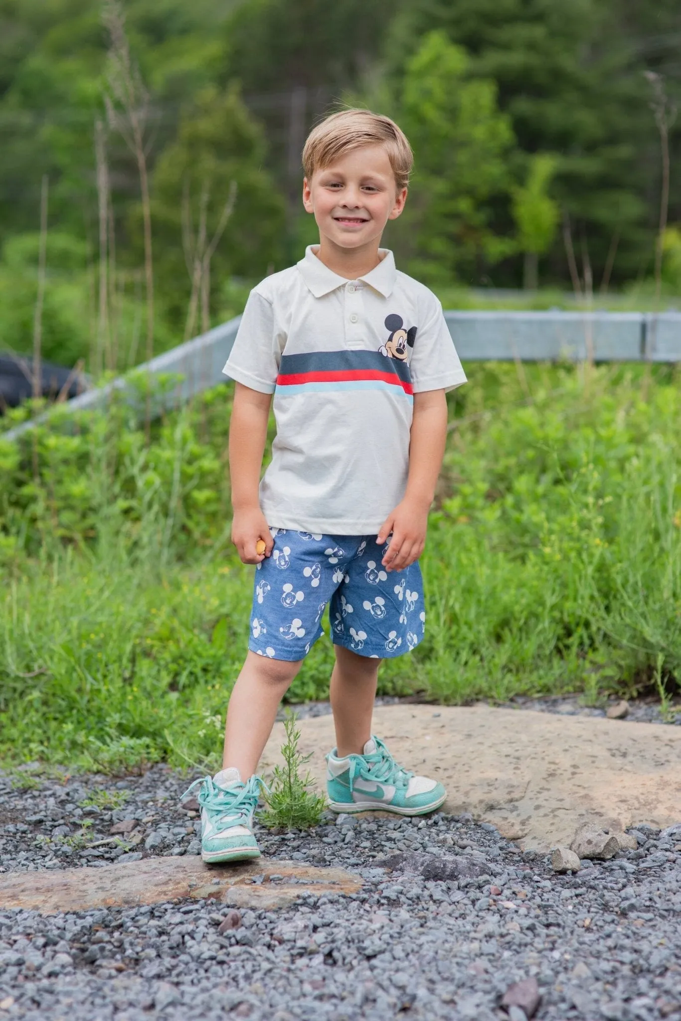 Disney Mickey Mouse Polo Shirt and Shorts