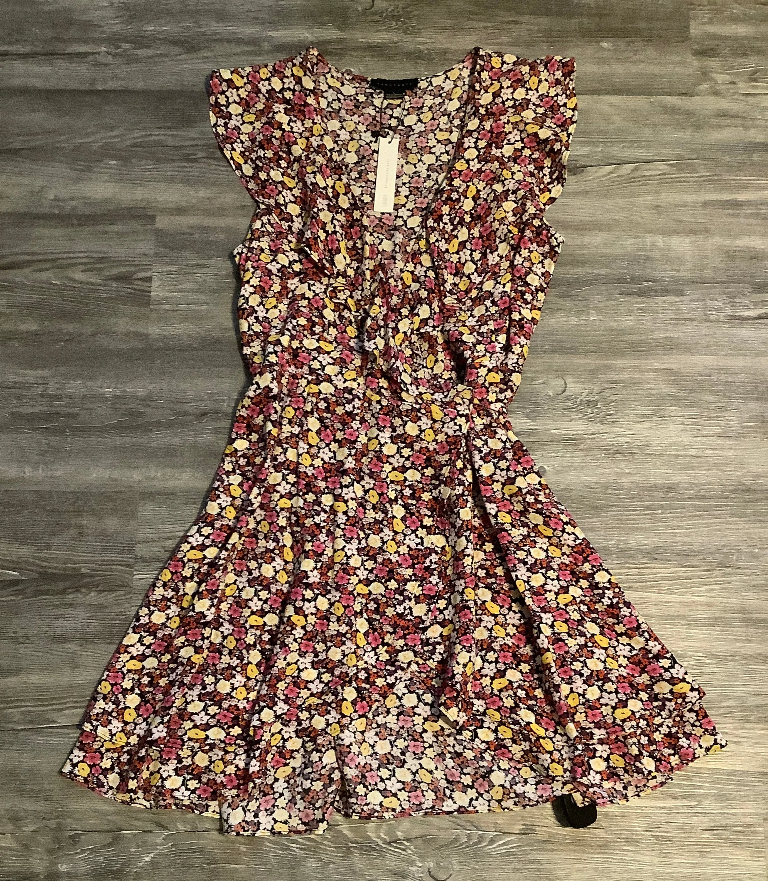 Dress Casual Midi By Sanctuary In Floral Print, Size: L