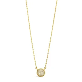 Dune Jewelry Delicate Dune Round Necklace - 14k Gold Vermeil