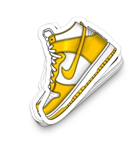 Dunk High "Sulfur White" Sneaker Sticker