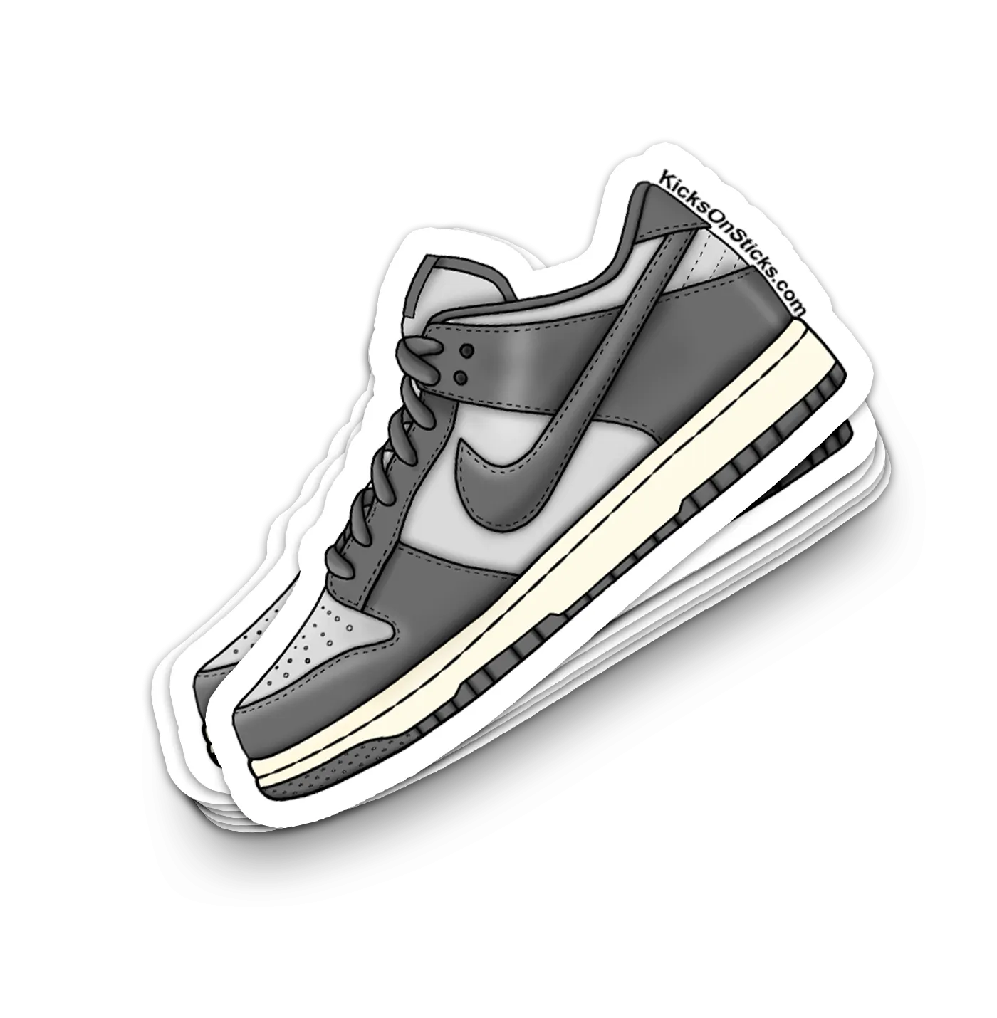 Dunk Low "Next Nature Smoke Grey" Sneaker Sticker