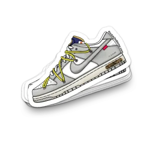 Dunk Low "Off-White Lot 27" Sneaker Sticker