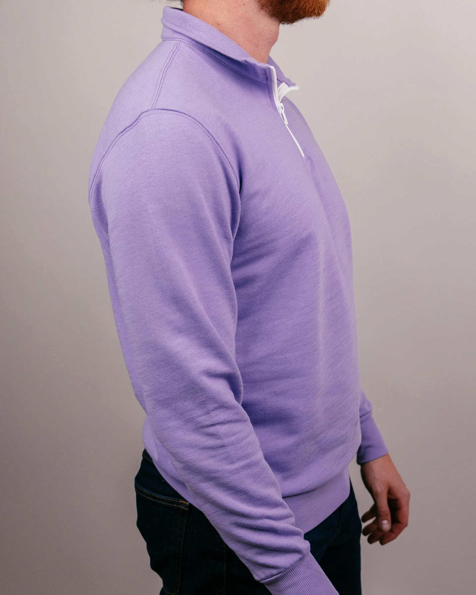 Essential Lavender Quarter Zip