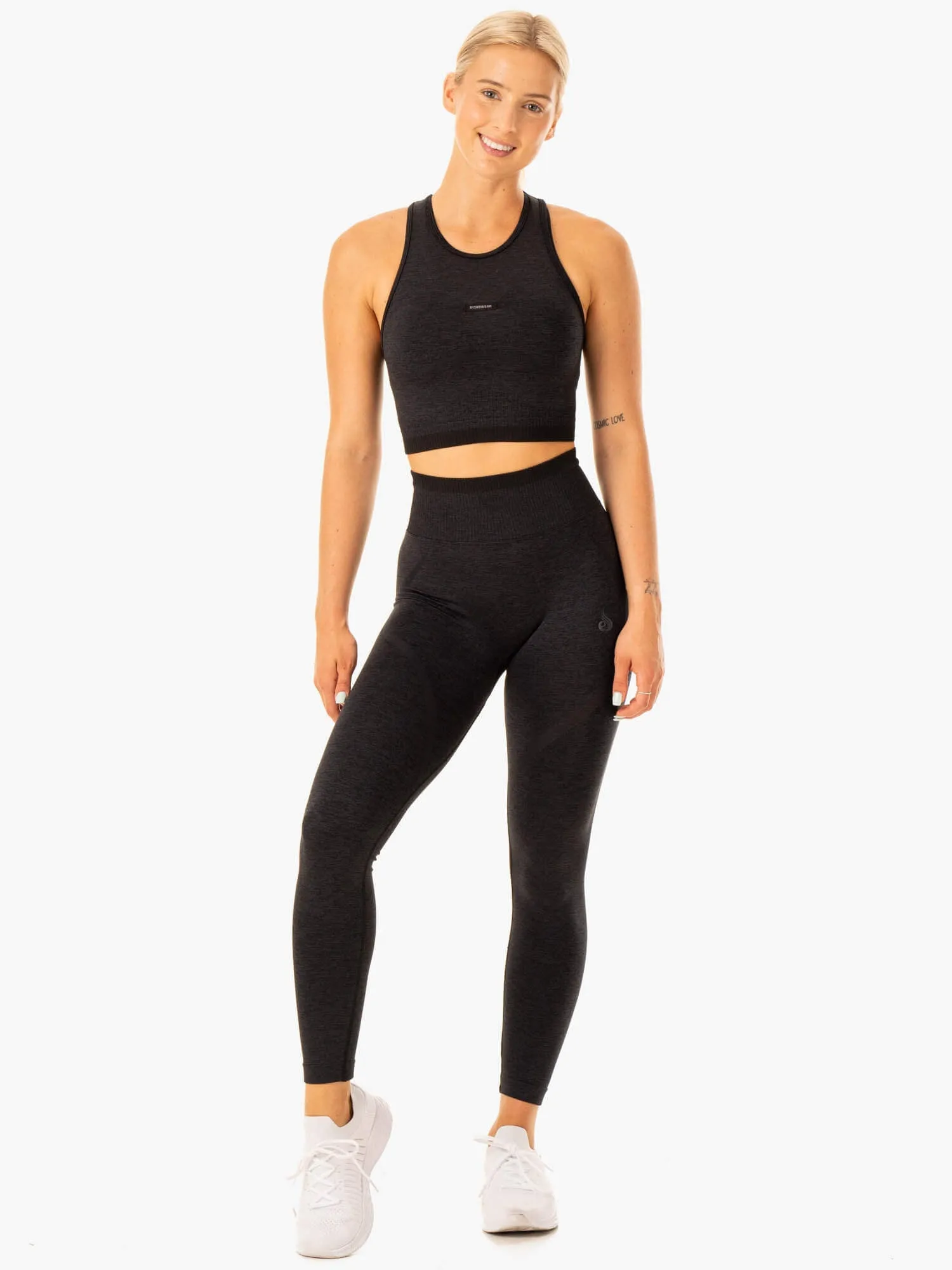 Excel Seamless Tank - Black Marl