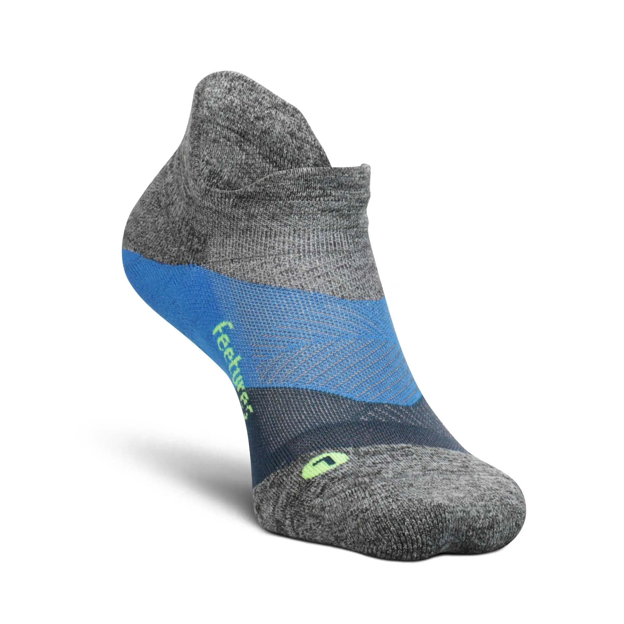 Feetures | Unisex Elite Ultra Light No Show Tab - Gravity Gray